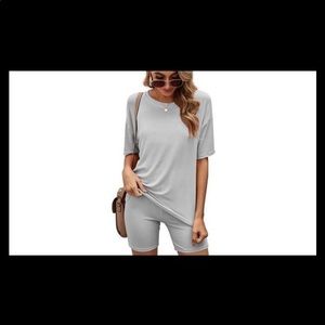 Women Grey 2- piece short set